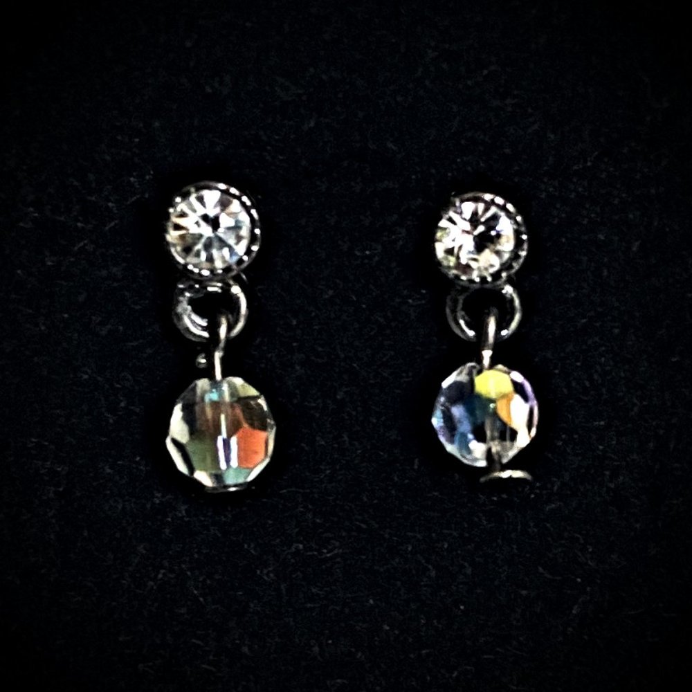 Delicate Sparkly Crystal Earrings